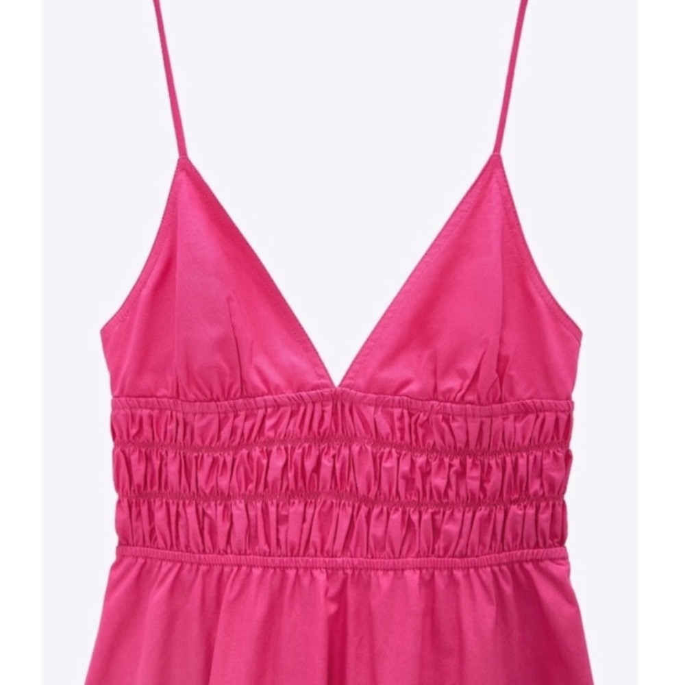 Zara Hot Pink Maxi Dress